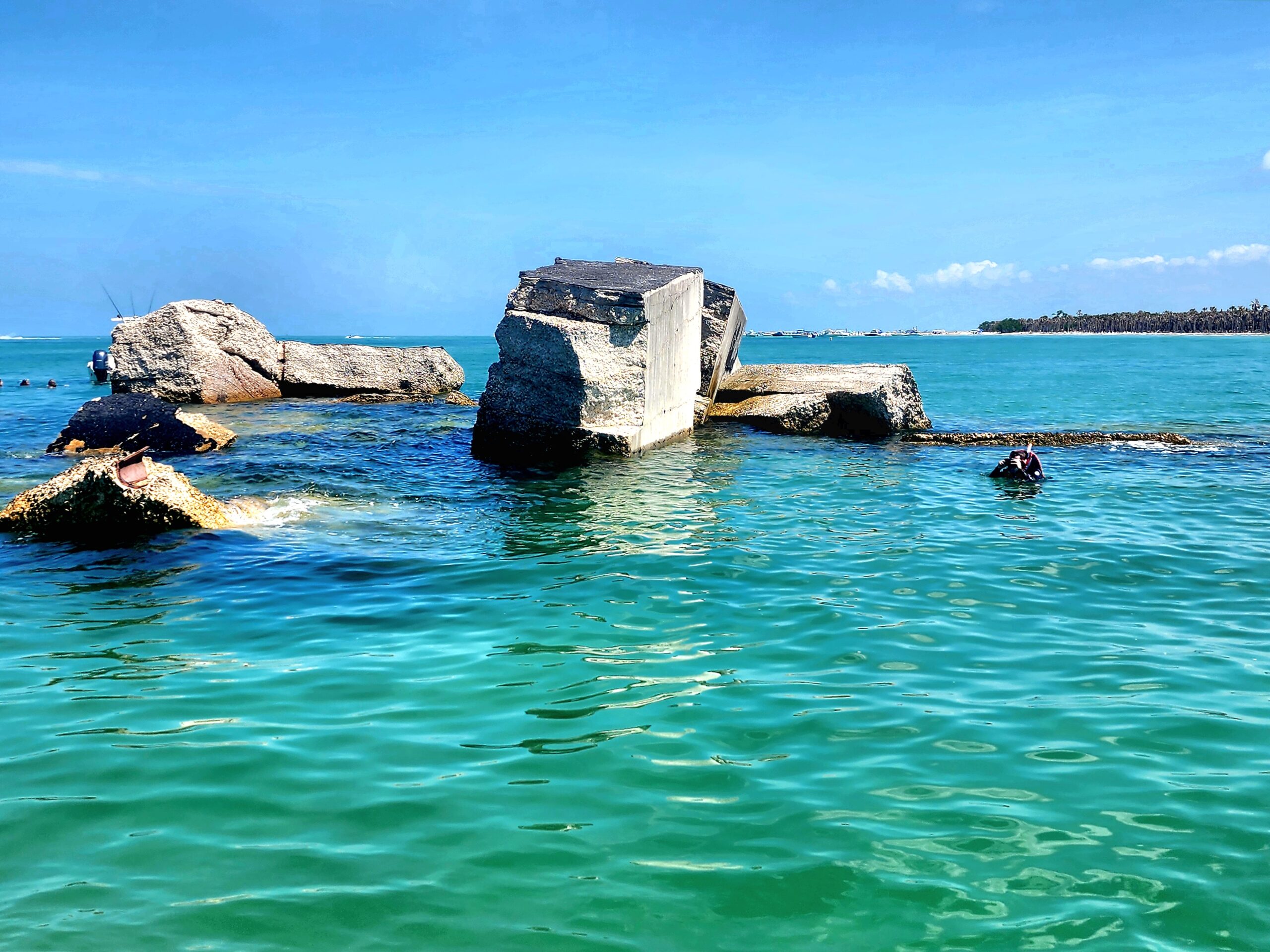 Private snorkeling tour in clear Gulf water near Clearwater and St. Petersburg, Florida